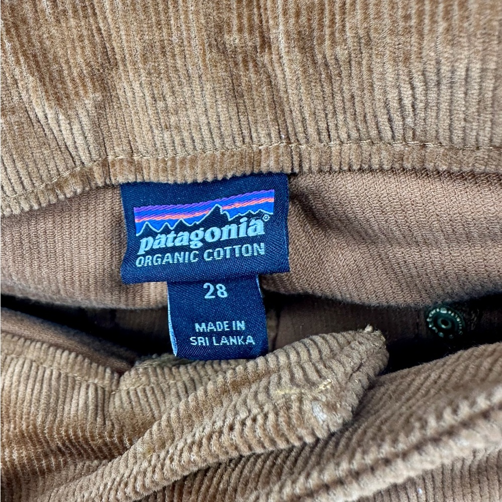 Patagonia Organic Cotton Corduroy Pants | Brown Slim Fit - Picture 3 of 8
